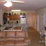 View of living room, dining area and kitchen - Ocean Villa 505