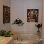 Master Bathroom with garden tub, shower and double sinks in vanity - Tidewater 1802