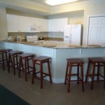 Full kitchen includes bar and stools with seating for 6 - Tidewater 401